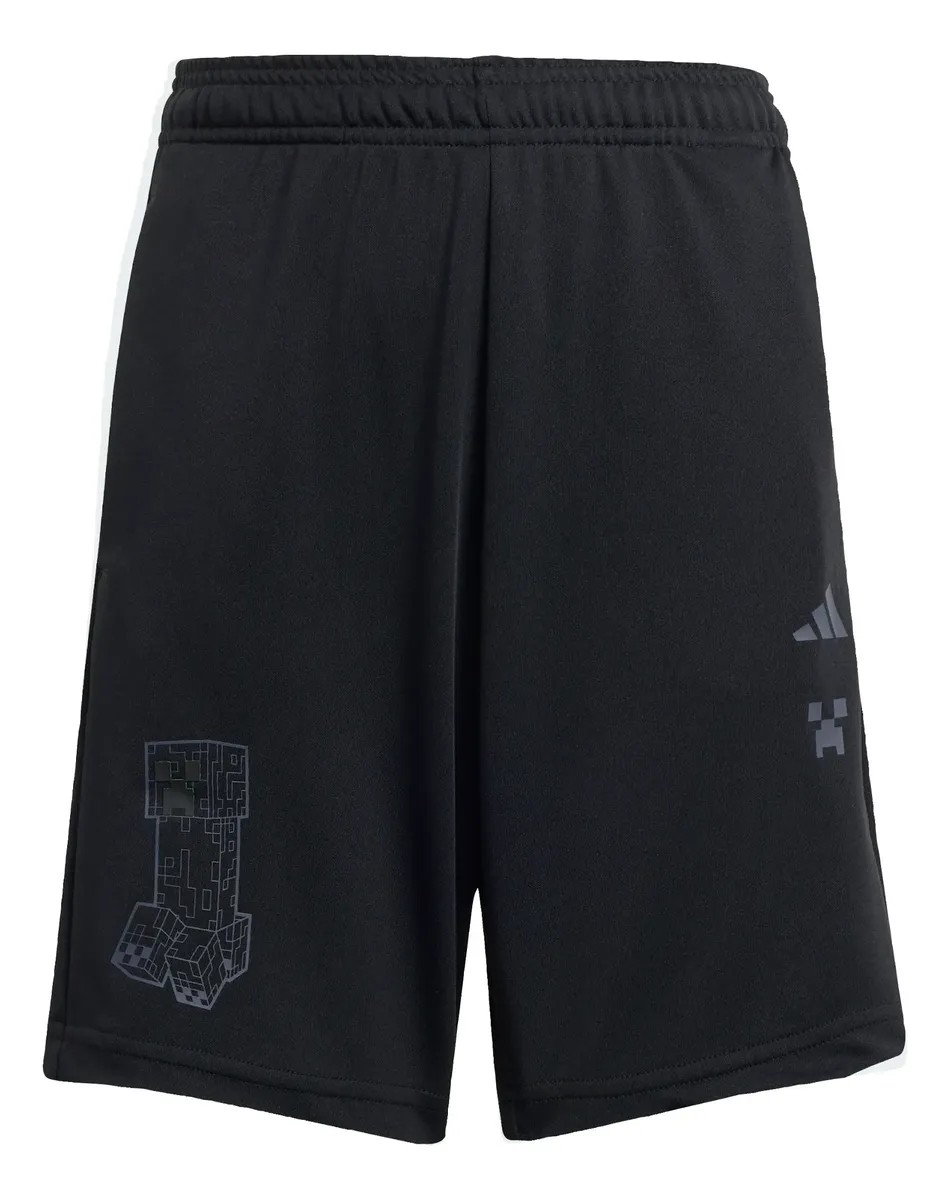 SHORTS ADIDAS MINECRAFT PRETO KIDS