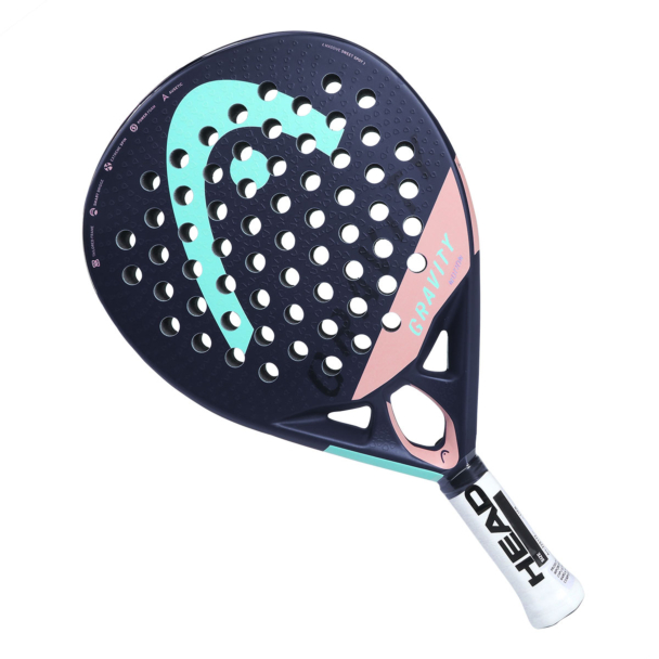 RAQUETE HEAD PADEL GRAVITY MOTION PRETO/AZUL