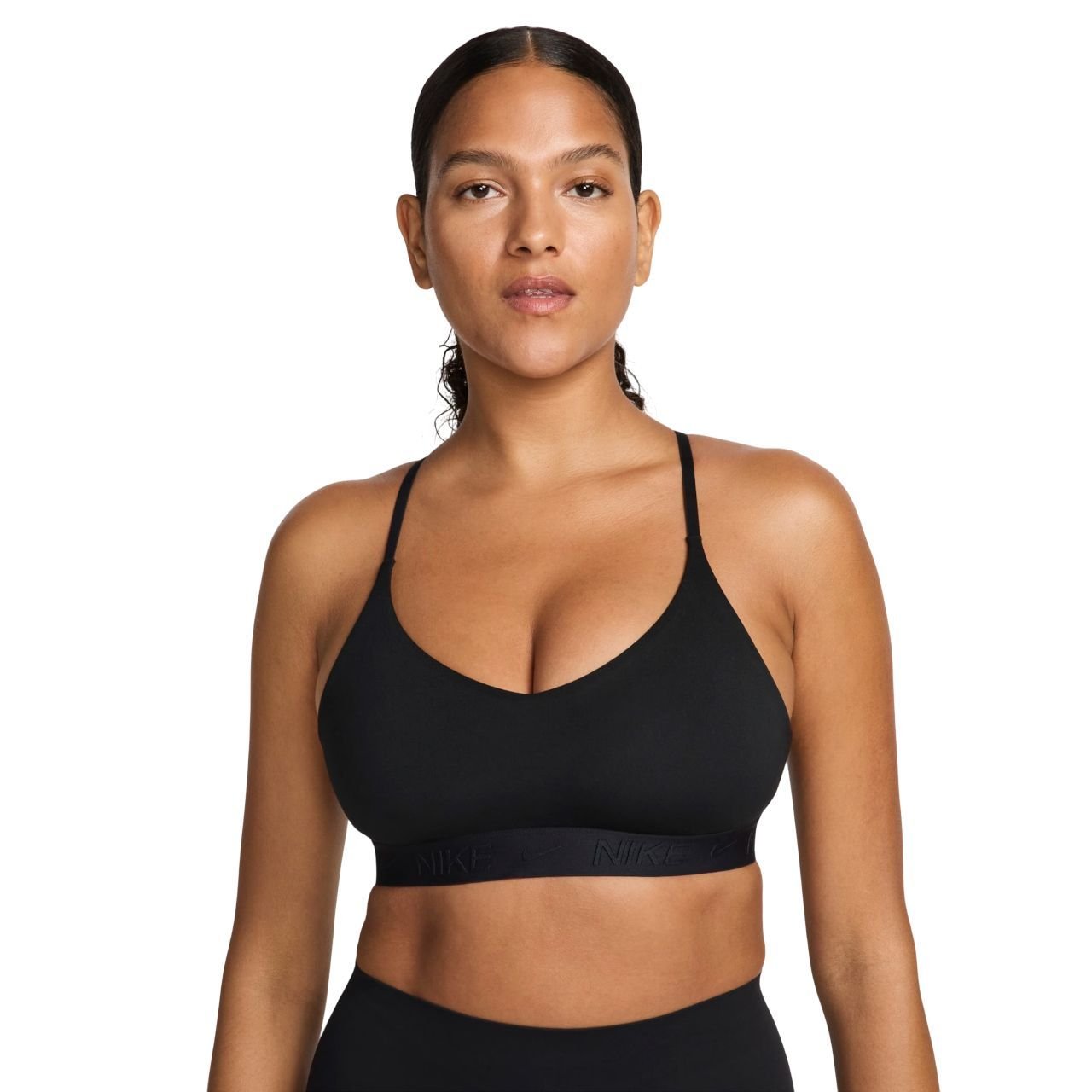 TOP NIKE INDY LIGHT SUPPORT PRETO