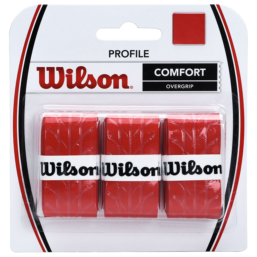 GRIP WILSON PROFILE VERMELHO x3