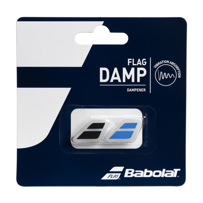 ANTIVIBRADOR BABOLAT FLAG DAMP PTO/AZUL x2