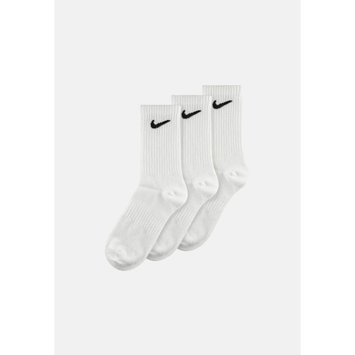 Meia Nike Basics Crew Infantil Branca X3