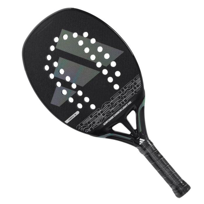 Raquete de Beach Tennis Adidas Adipower Carbon Light 3.3 H31 Preta e Prata