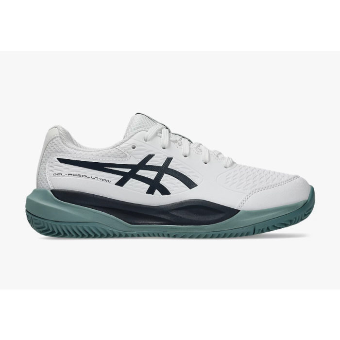 TENIS ASICS GEL-RESOLUTION X GS CLAY BRANCO/VERDE