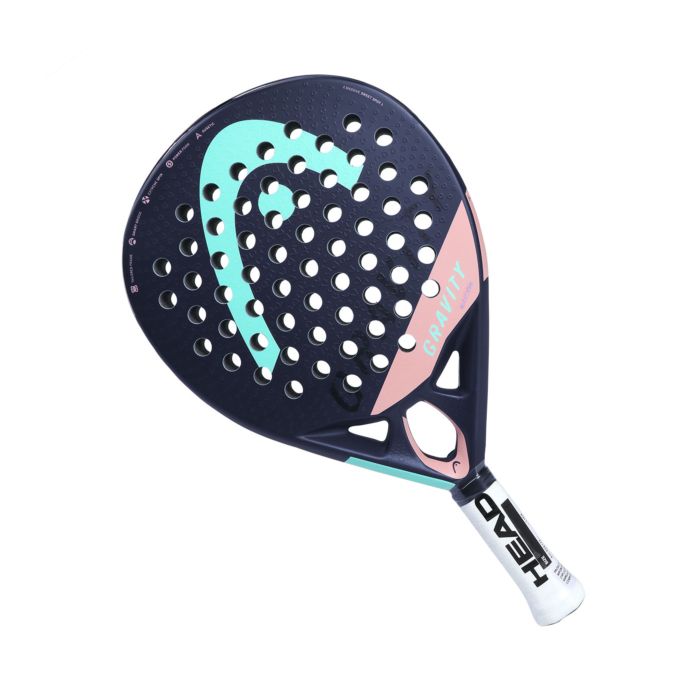 RAQUETE HEAD PADEL GRAVITY MOTION PRETO/AZUL