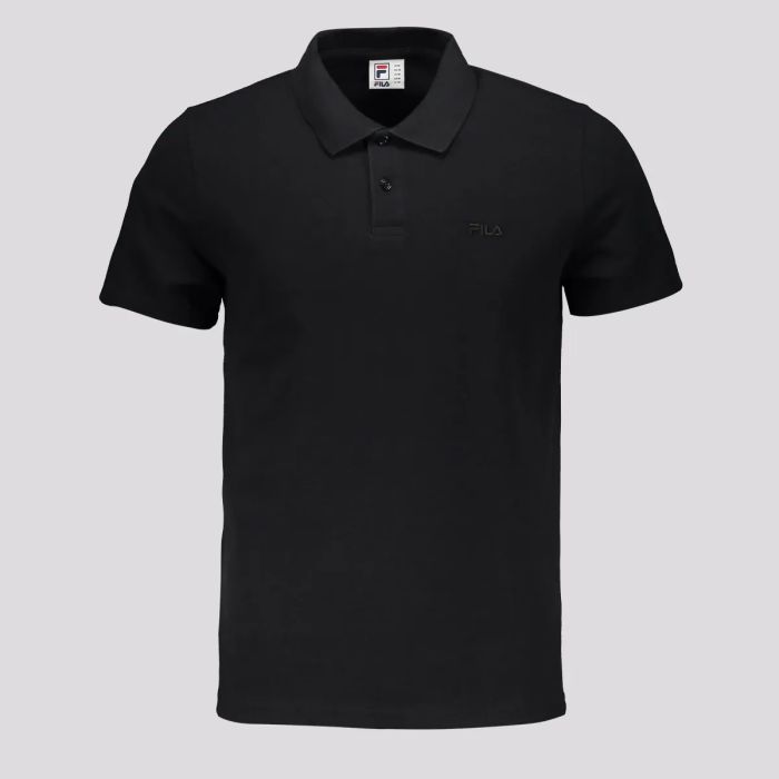 POLO FILA REGULAR CLASSIC PRETA