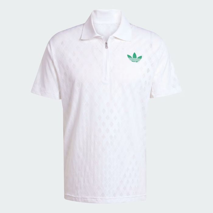CAMISA ADIDAS  POLO PRO BRANCA/VERDE