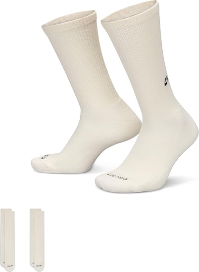Meia Nike Everyday Cushioned Crew Dri-FIT x2