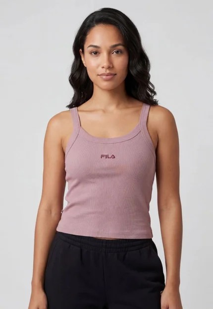 REGATA FILA RIBBED LETTER ROSA