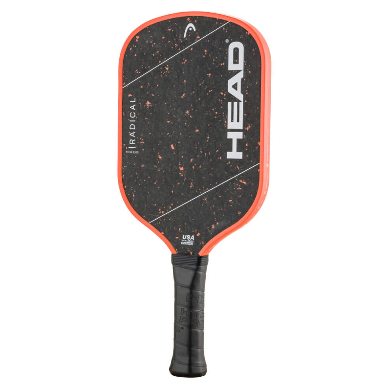 RAQUETE HEAD PICKLEBALL RADICAL TOUR EX15 NEW PRETO/LARANJA